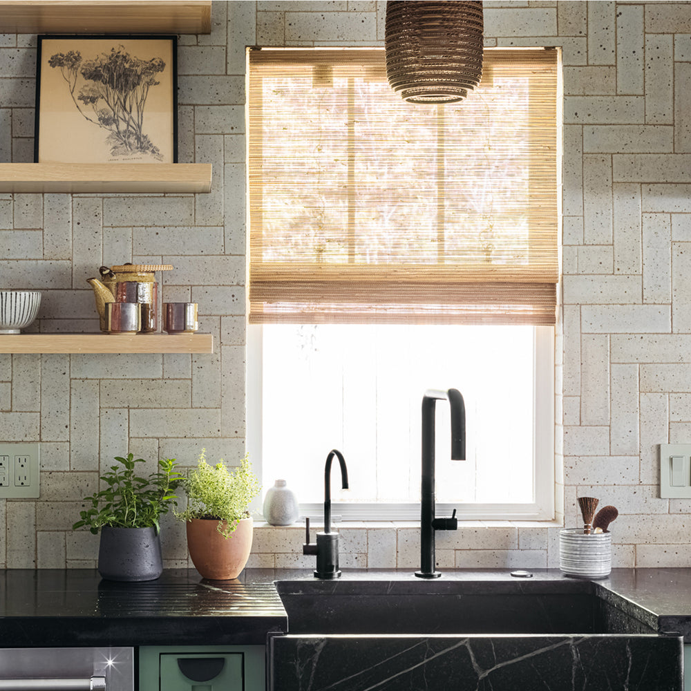 Kitchen-Remodel-California-Handmade-Tile-Maple-Wood-Floating-Shelves