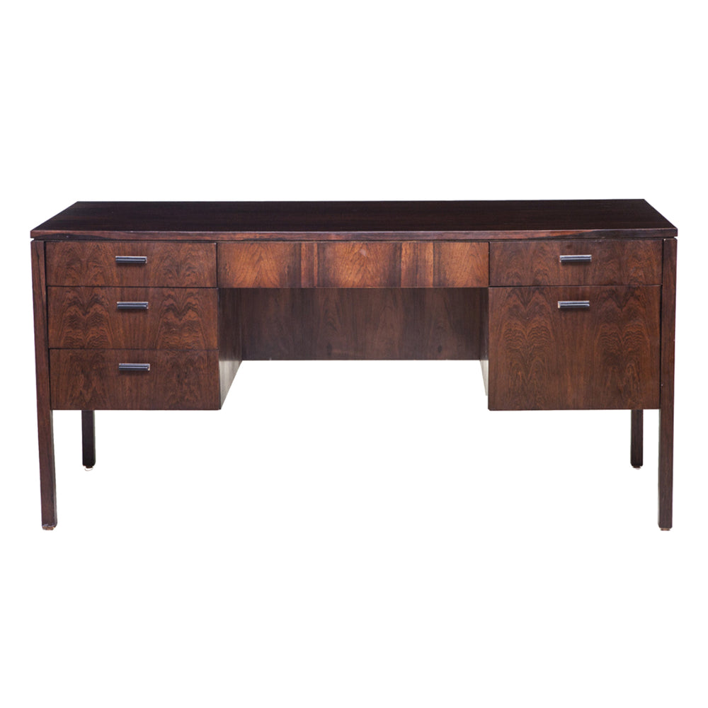 Vintage, Mid-Century Rosewood Desk Attributed to Harvey Probber 