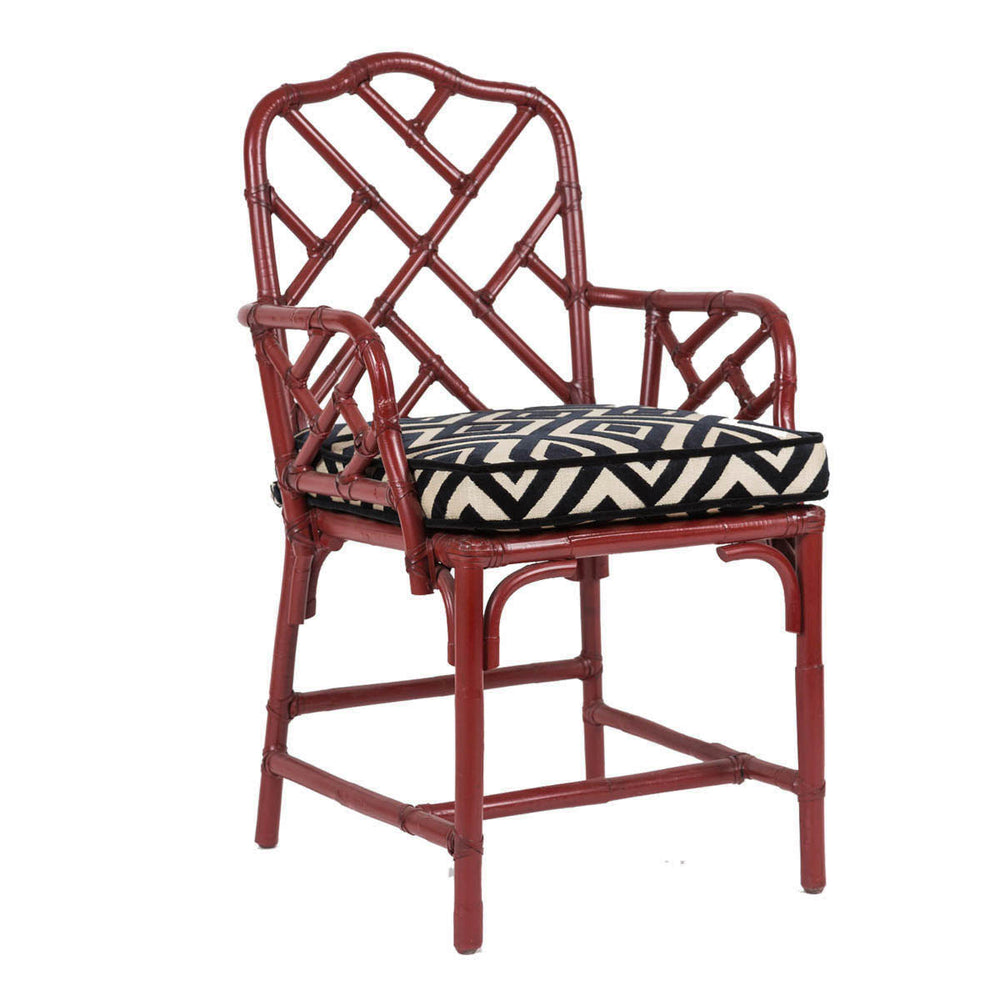 
                  
                    Pair-Vintage-Bamboo-Chinoiserie-Red-Lacquer-Chairs-Custom-Cut-Velvet-Cushions
                  
                
